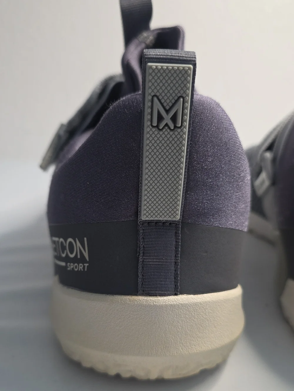 NIKE METCON SPORTS TRAINING SNEAKERS WOLF GRAY HOOK/LOOP MENS 12 VGUC